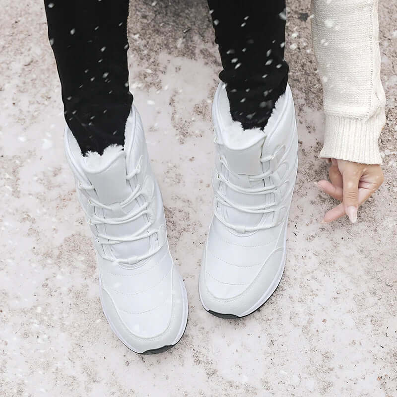 Wasserabweisende Stiefel Mittelhohe Combat Boots Klettverschluss