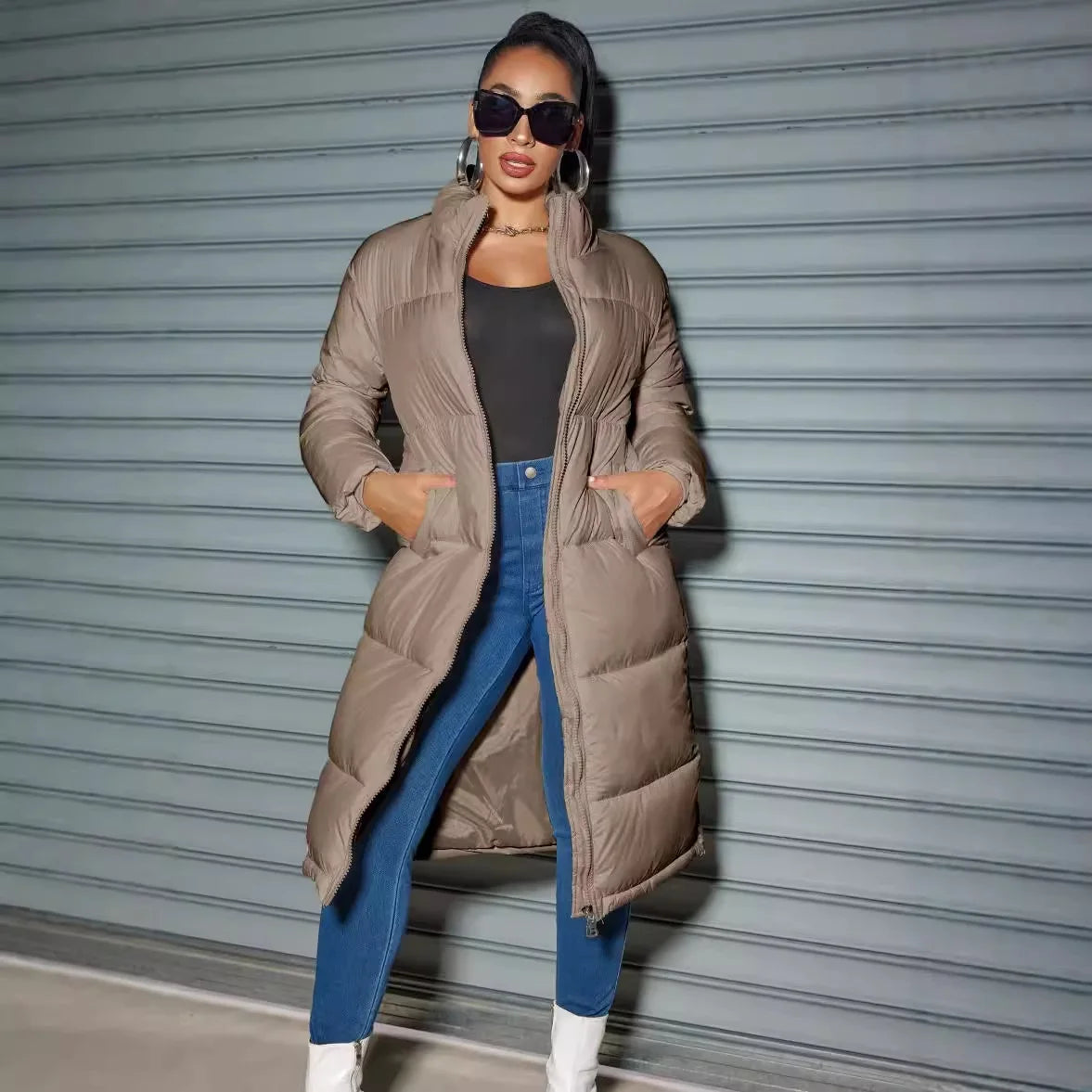 Winterjacke Stepp-Parka Warm Elegant