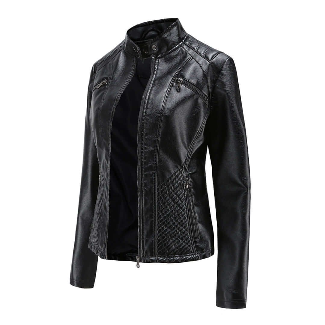 Lederjacke Classic Stil Elegant