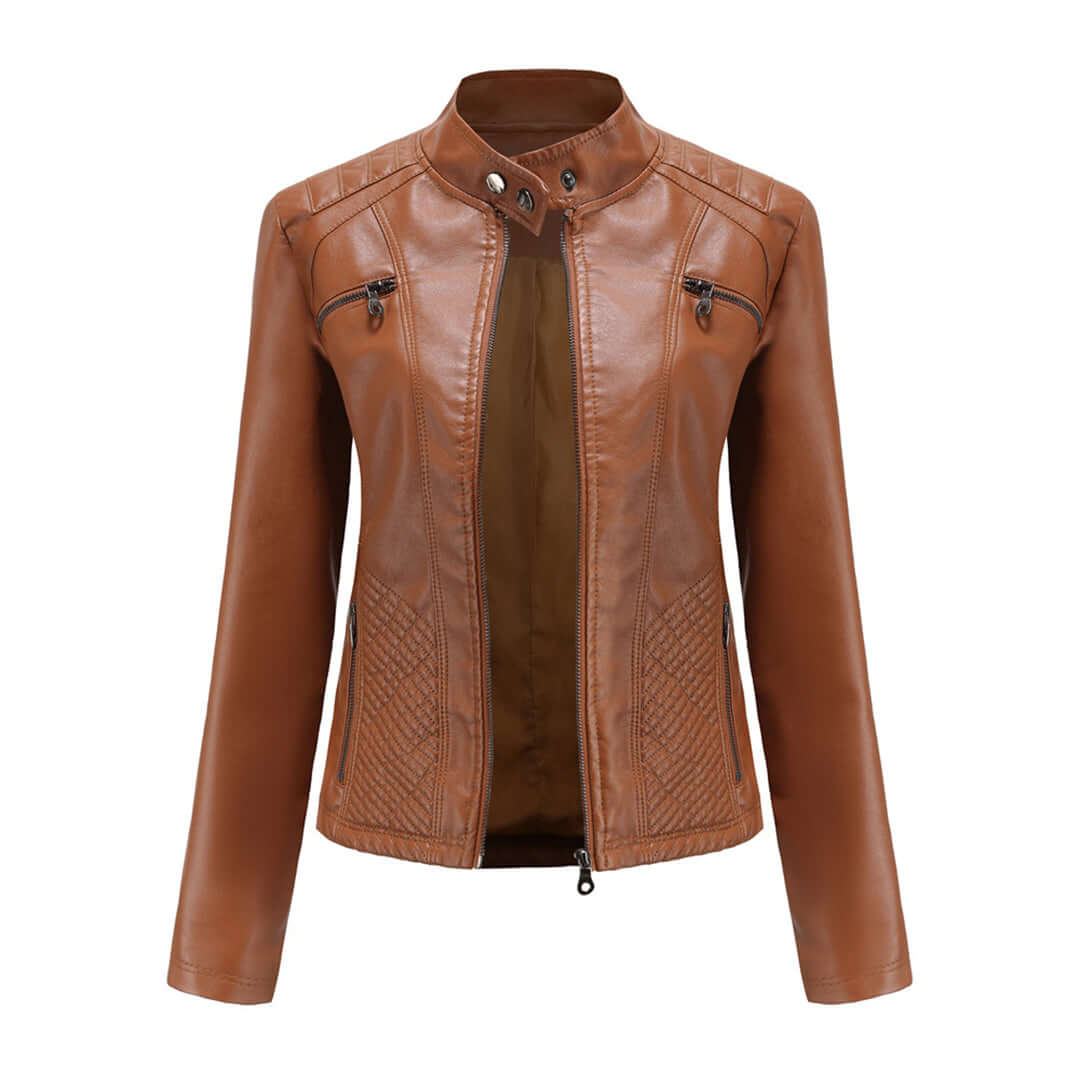 Lederjacke Classic Stil Elegant