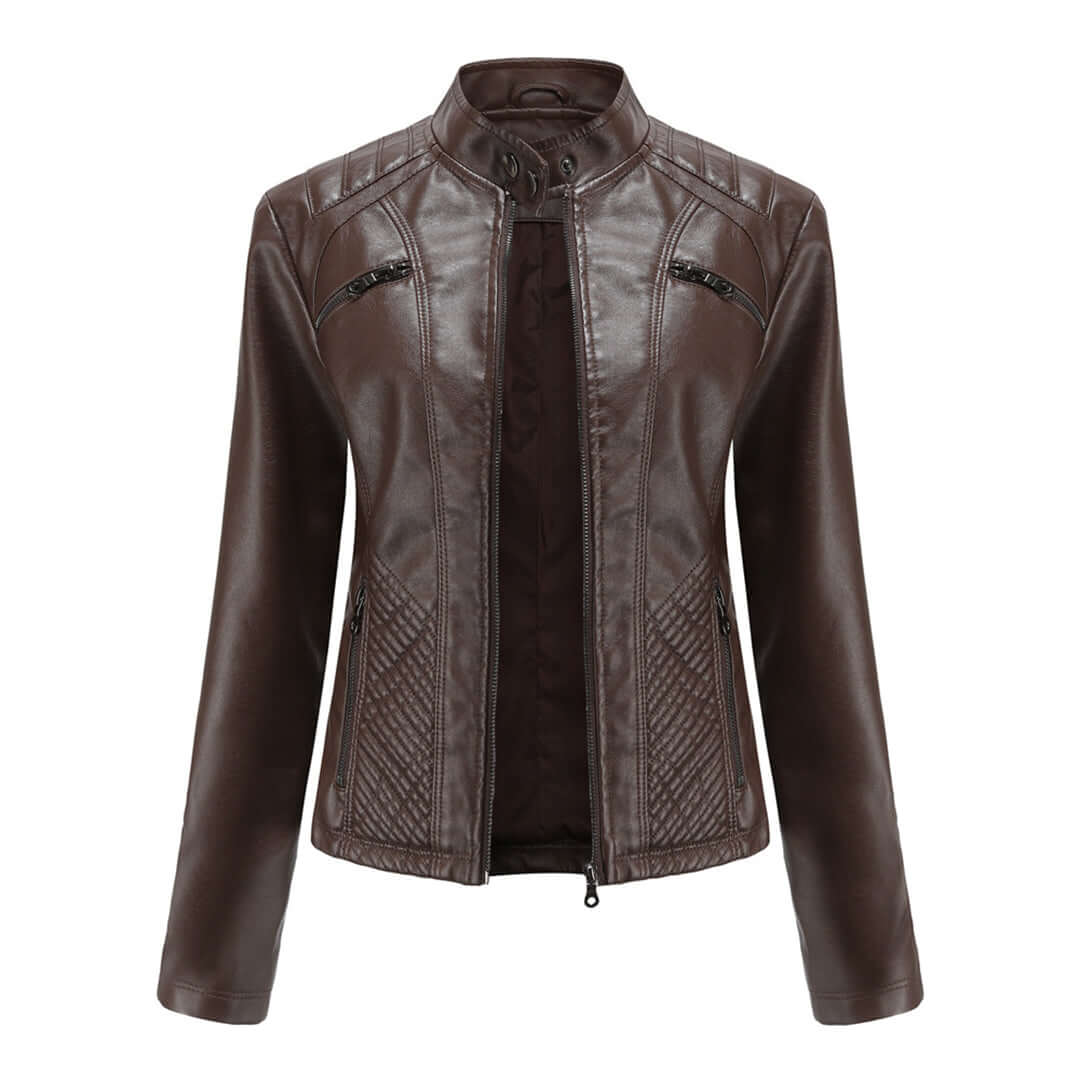 Lederjacke Classic Stil Elegant