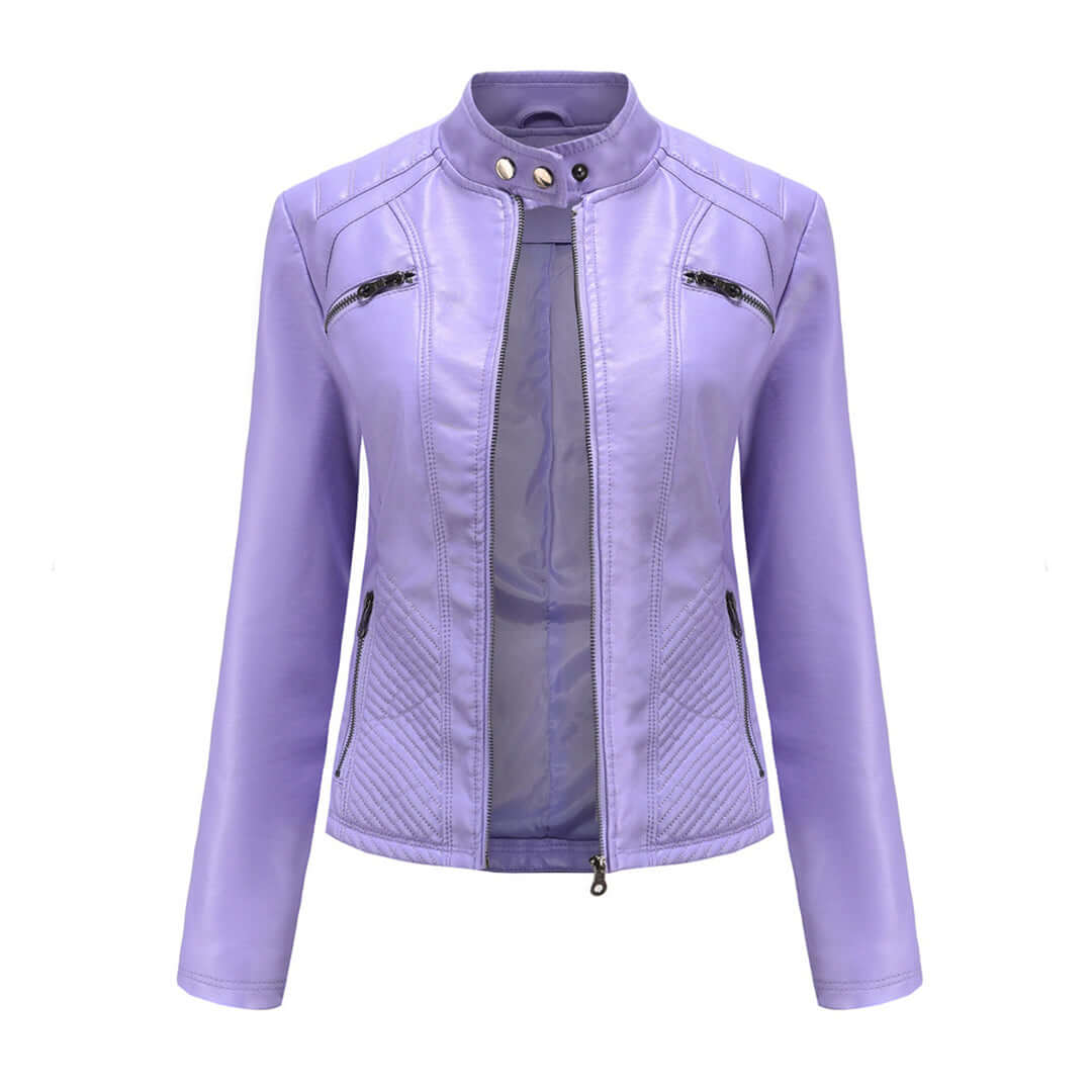Lederjacke Classic Stil Elegant