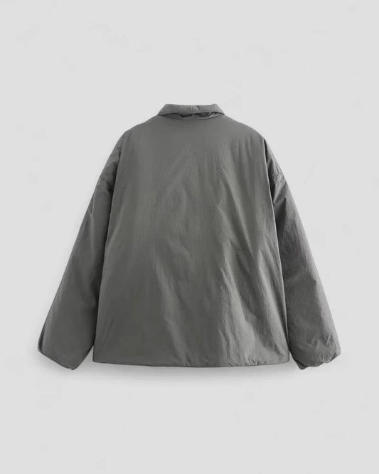 Damen Kurzjacke Gepolstert Mit Taillengürtel - IdealeKleiden