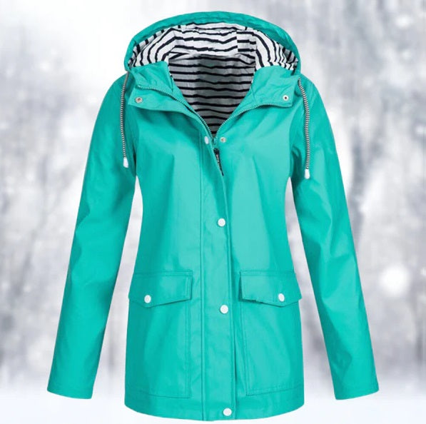 Wasserdichte Regenjacke Kapuze Outdoor
