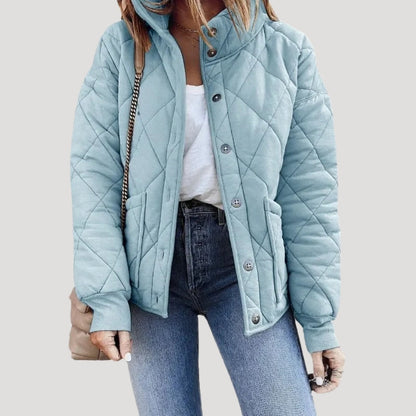Damen Pufferjacke Steppweste Warm Isoliert