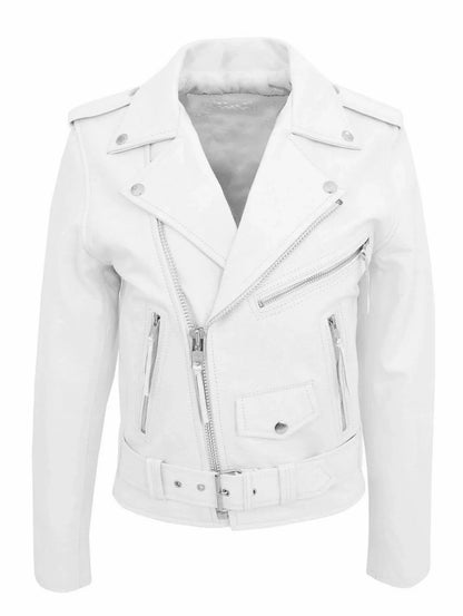 Stylische Lederjacke für Männer Biker