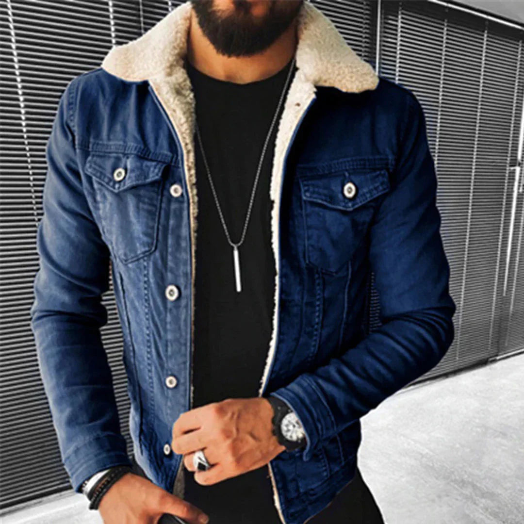 Mode Jeansjacke Herren Klassisch