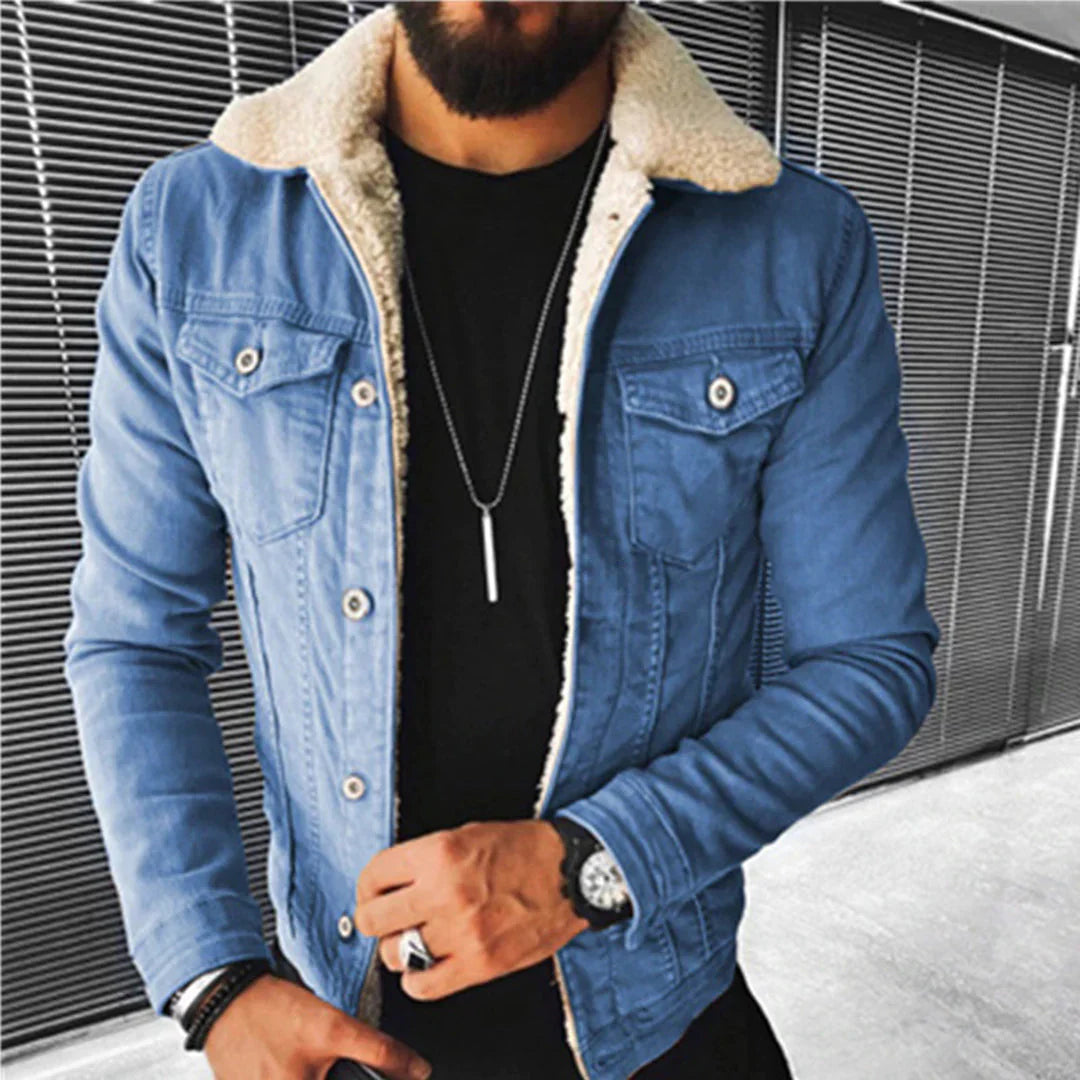 Mode Jeansjacke Herren Klassisch