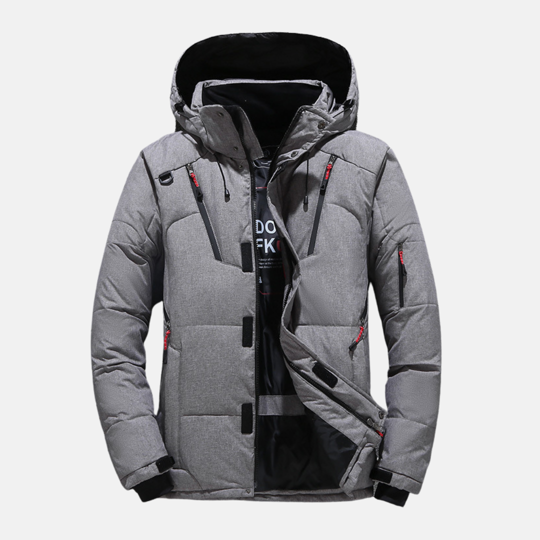Daunenjacke Warm Isoliert mit Kapuze und Taschen