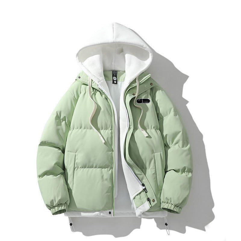 Herren Daunenjacke Warm Kapuze Wintermantel