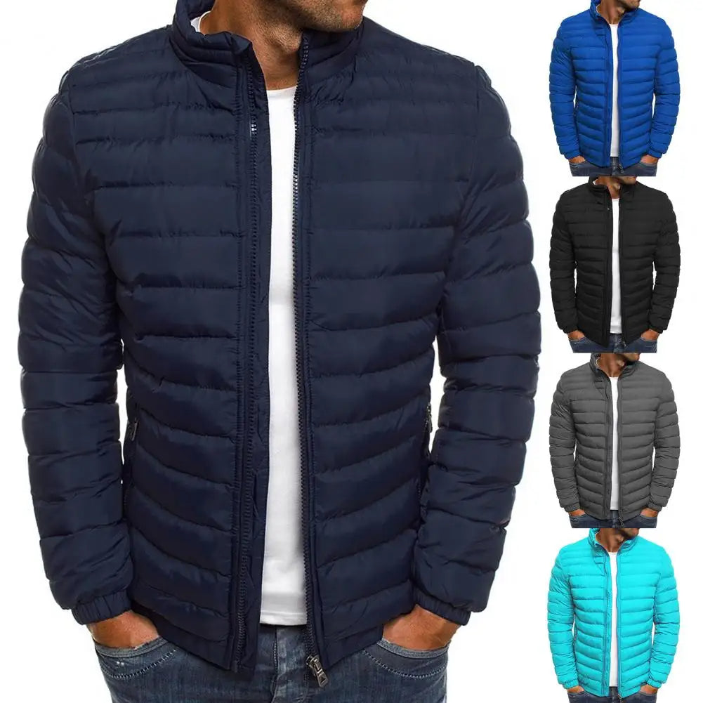 Leichte Herren Daunenjacke Reißverschluss Herbst