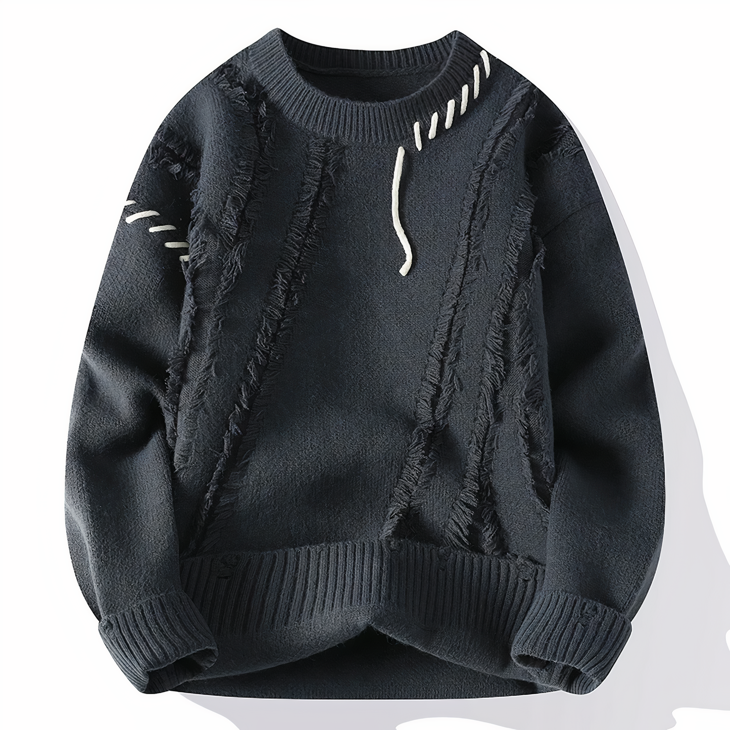 Einzigartiger Patchwork Pullover Modern Style