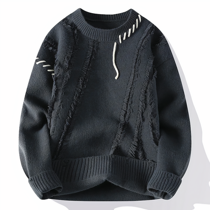 Einzigartiger Patchwork Pullover Modern Style