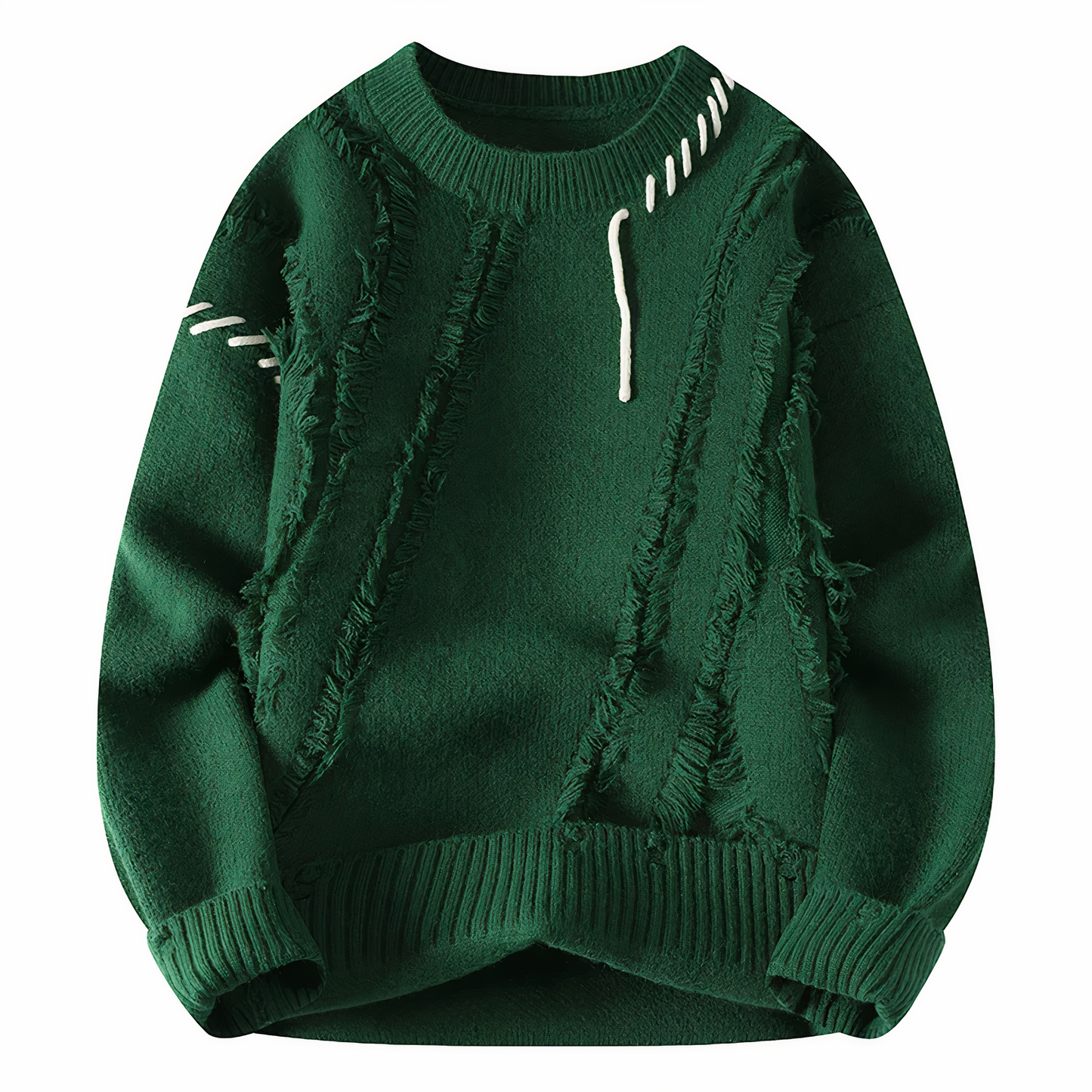 Einzigartiger Patchwork Pullover Modern Style