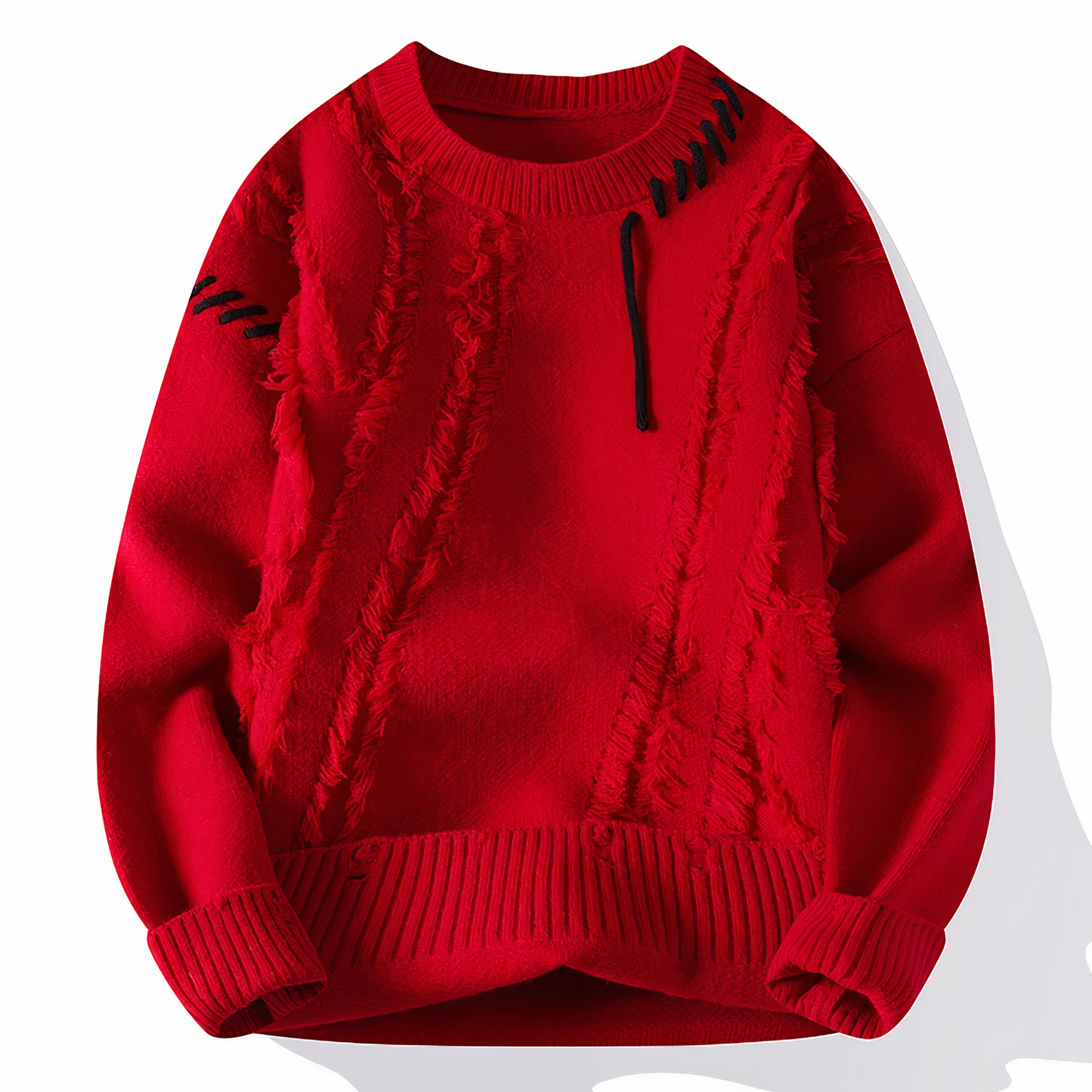 Einzigartiger Patchwork Pullover Modern Style