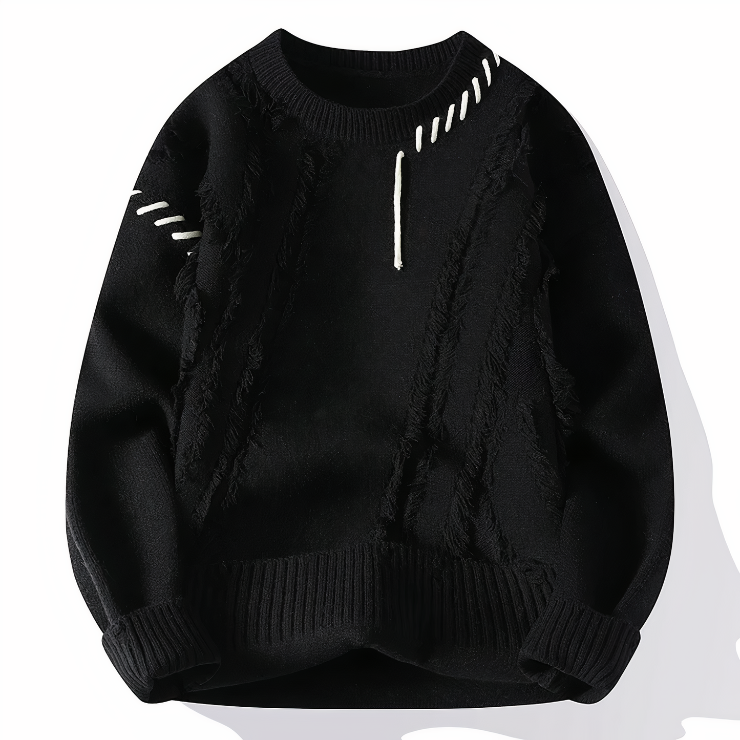 Einzigartiger Patchwork Pullover Modern Style