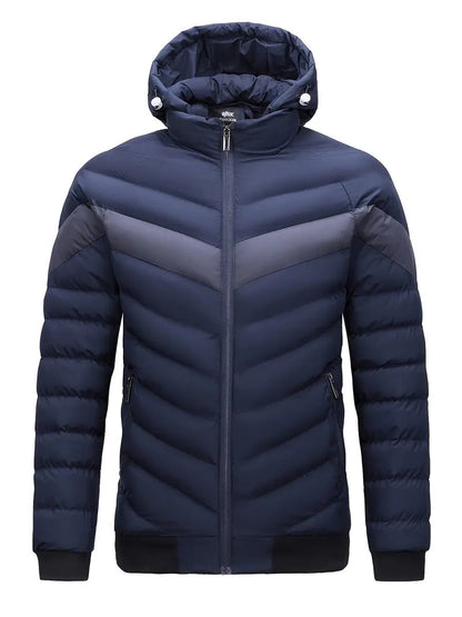 Warme Herren Winterjacke Leicht Isoliert