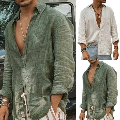 Damen Leinenbluse Elegent - IdealeKleiden
