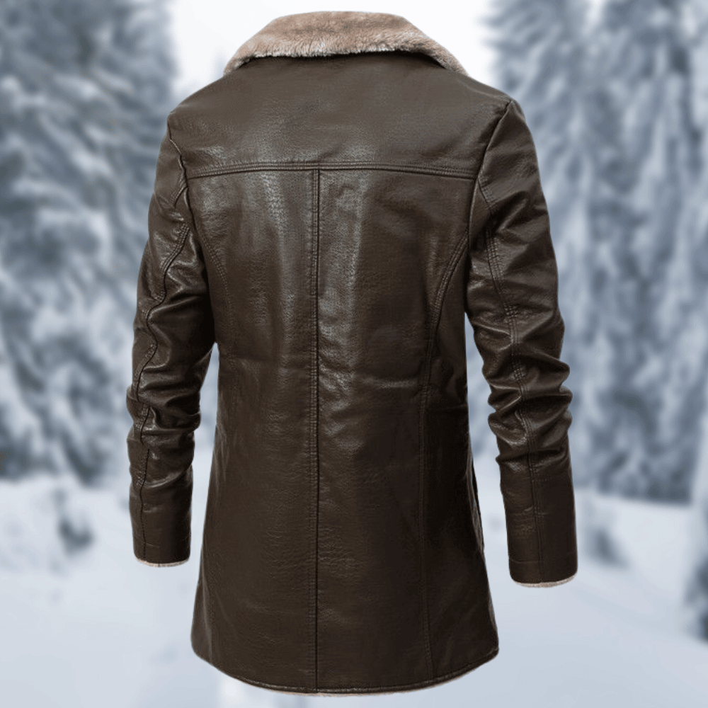 Elegante Herren Winterjacke Warm Versteppt - IdealeKleiden