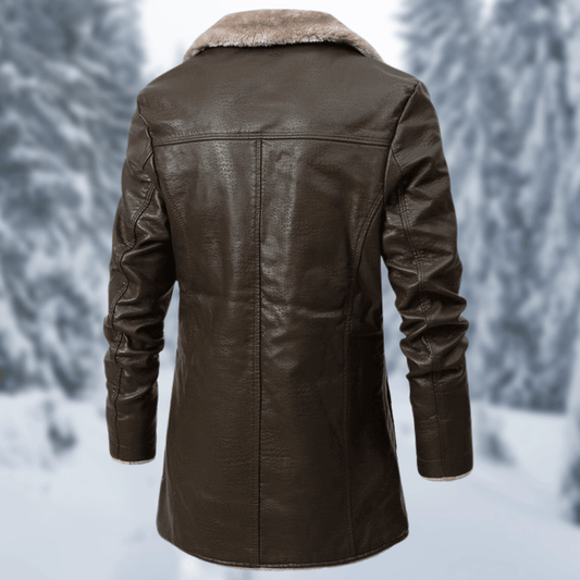 Elegante Herren Winterjacke Warm Versteppt - IdealeKleiden