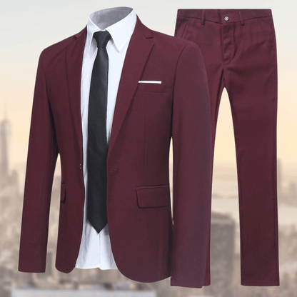 Herren Anzug Elegant Slim Fit