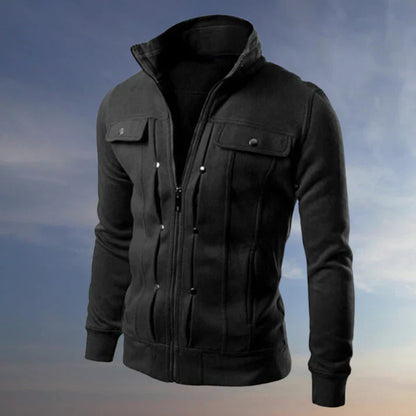 Herrenjacke Spencer Elegant Reißverschluss