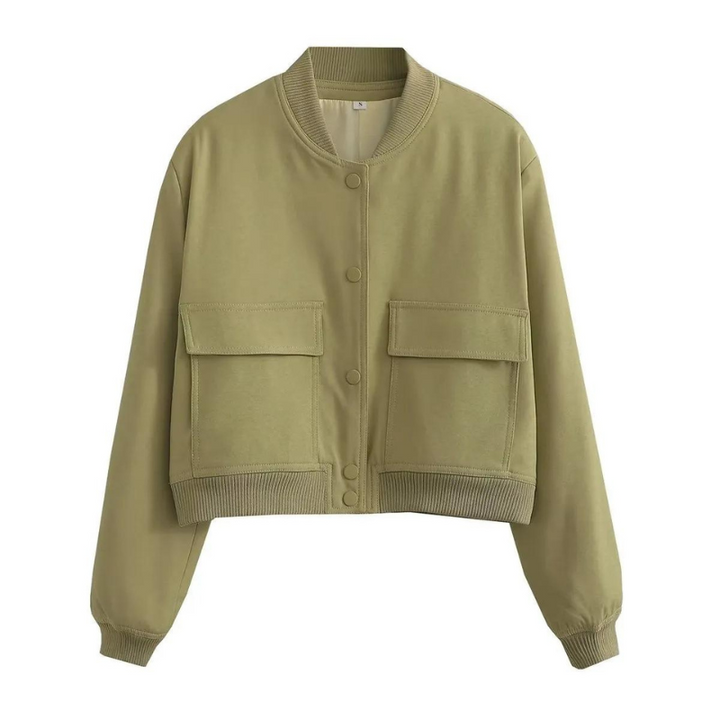 Modische Bomberjacke mit Taschen Regular Fit Damen
