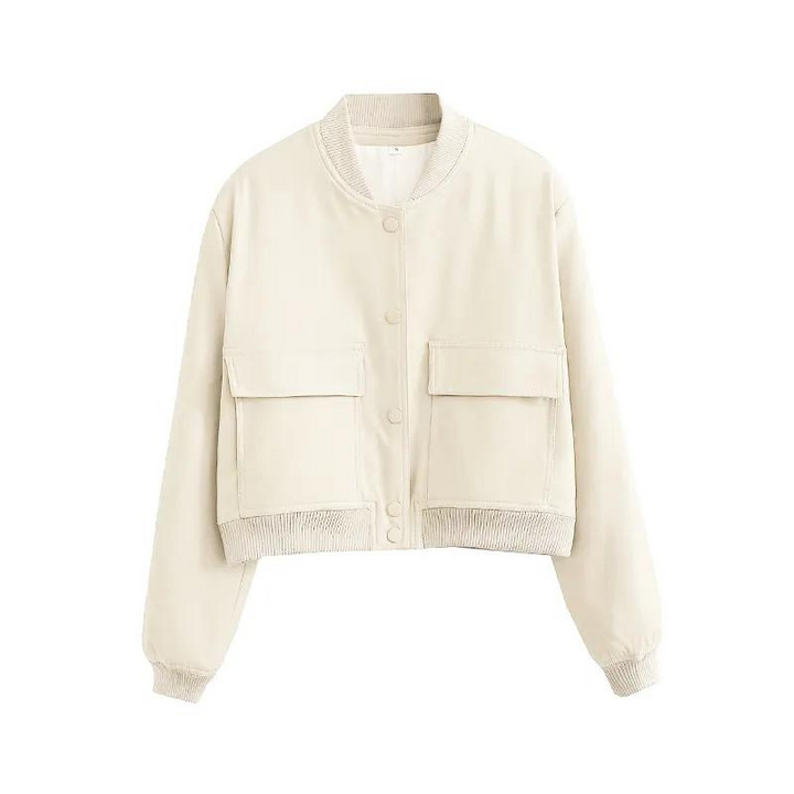 Modische Bomberjacke mit Taschen Regular Fit Damen