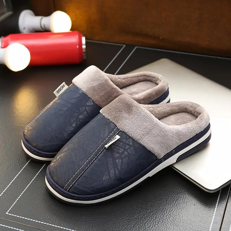 Herren Hausschuhe Warm Bequem