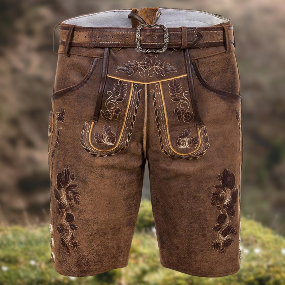 Traditionelle Oktoberfest Shorts Höhe Taille Bayerisch