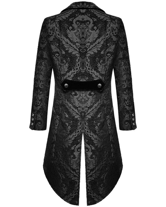 Gothic Herrenanzug Elegant Schwarz - IdealeKleiden