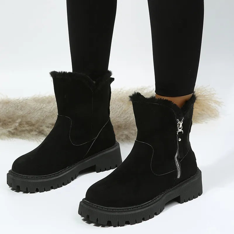 Warme Plüsch Schuhe aus Samt & Baumwolle
