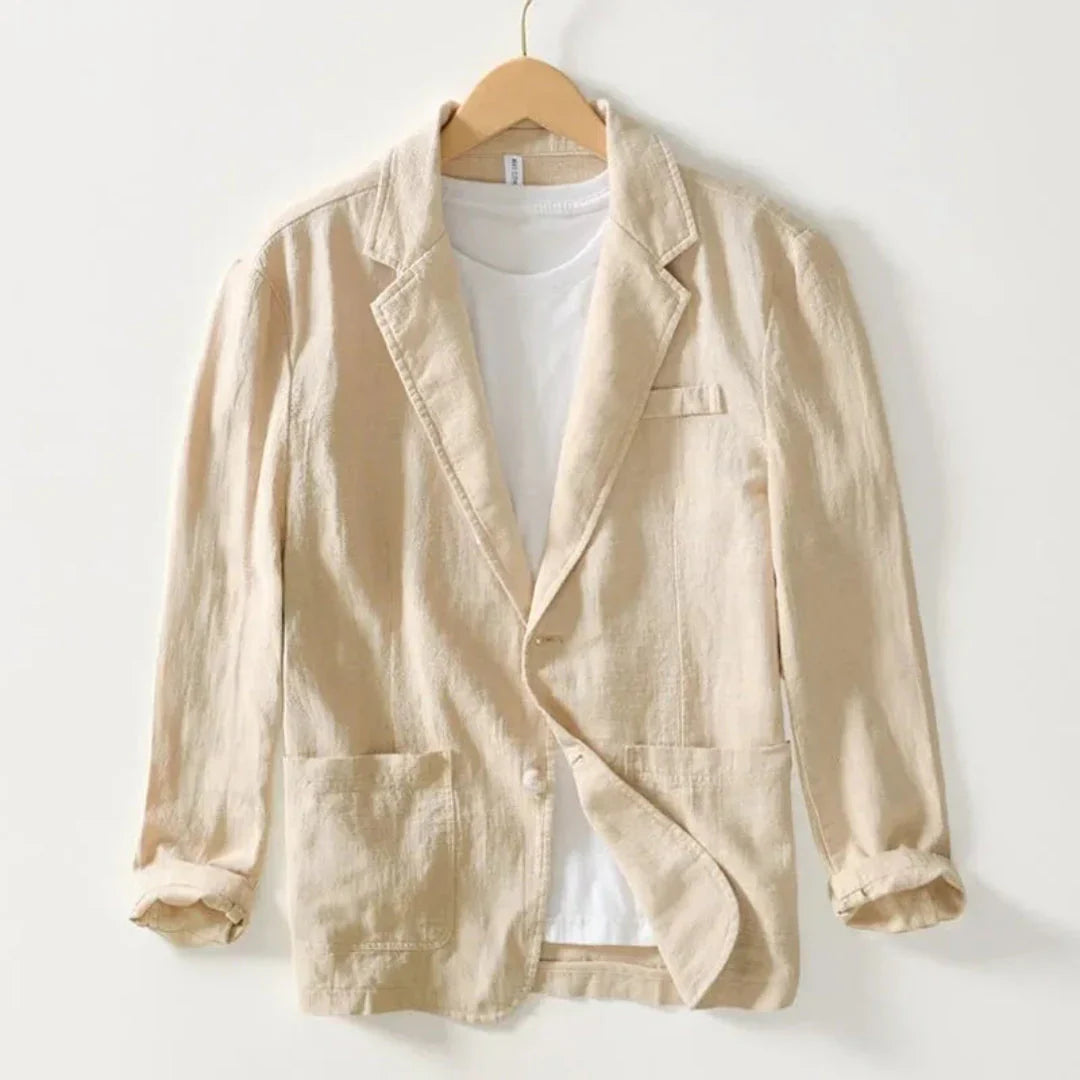 Sommer Leinenblazer Lässig Chic