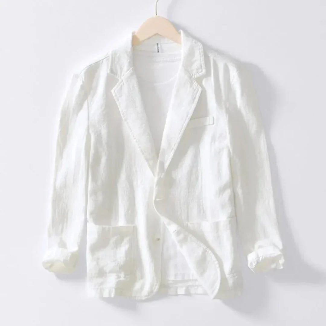 Sommer Leinenblazer Lässig Chic