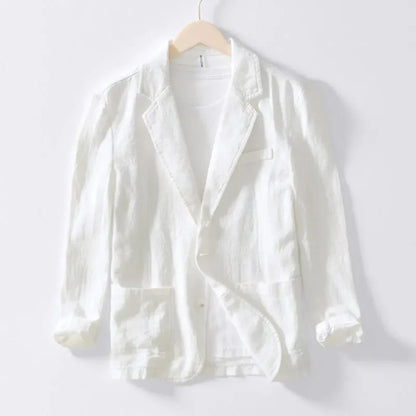 Sommer Leinenblazer Lässig Chic