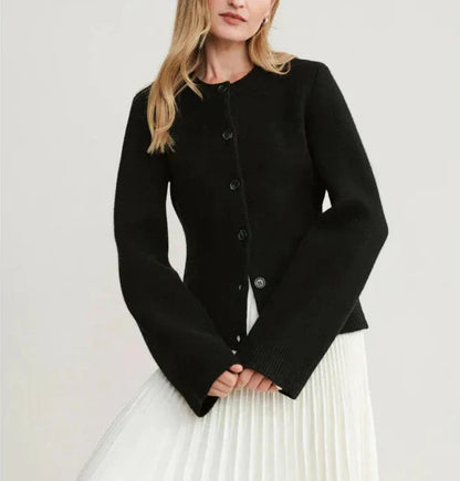 Damen Strickjacke Herbst Chic Cardigan Modern