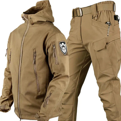 Taktische Outdoor-Kleidung Männer Set Jacke Hose