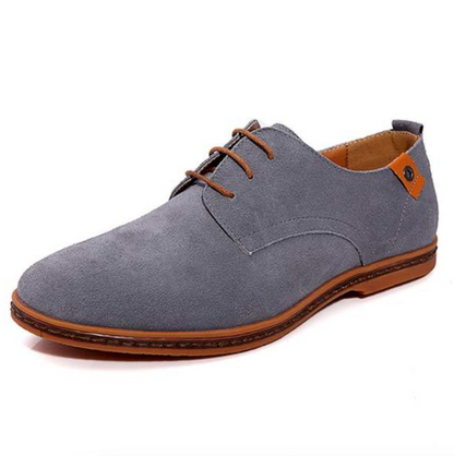 Herren Schnürschuhe Flach Wildleder Elegant
