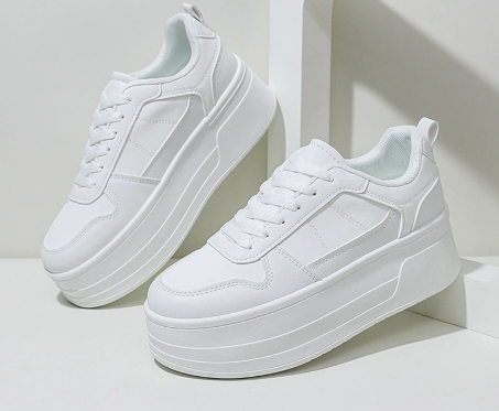 Damen Sneaker Hochplateau bequem