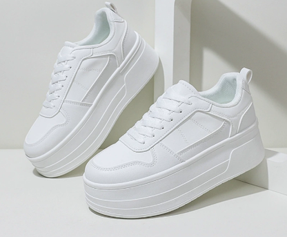 Damen Sneaker Hochplateau bequem