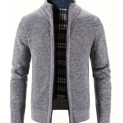 Herren Strickweste Offen Modern
