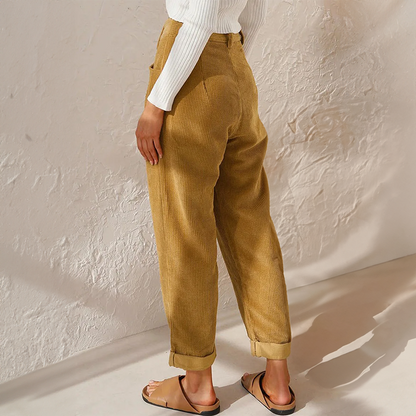 Damenkleid Hochgeschlossen Elegant Faltenrock - IdealeKleiden