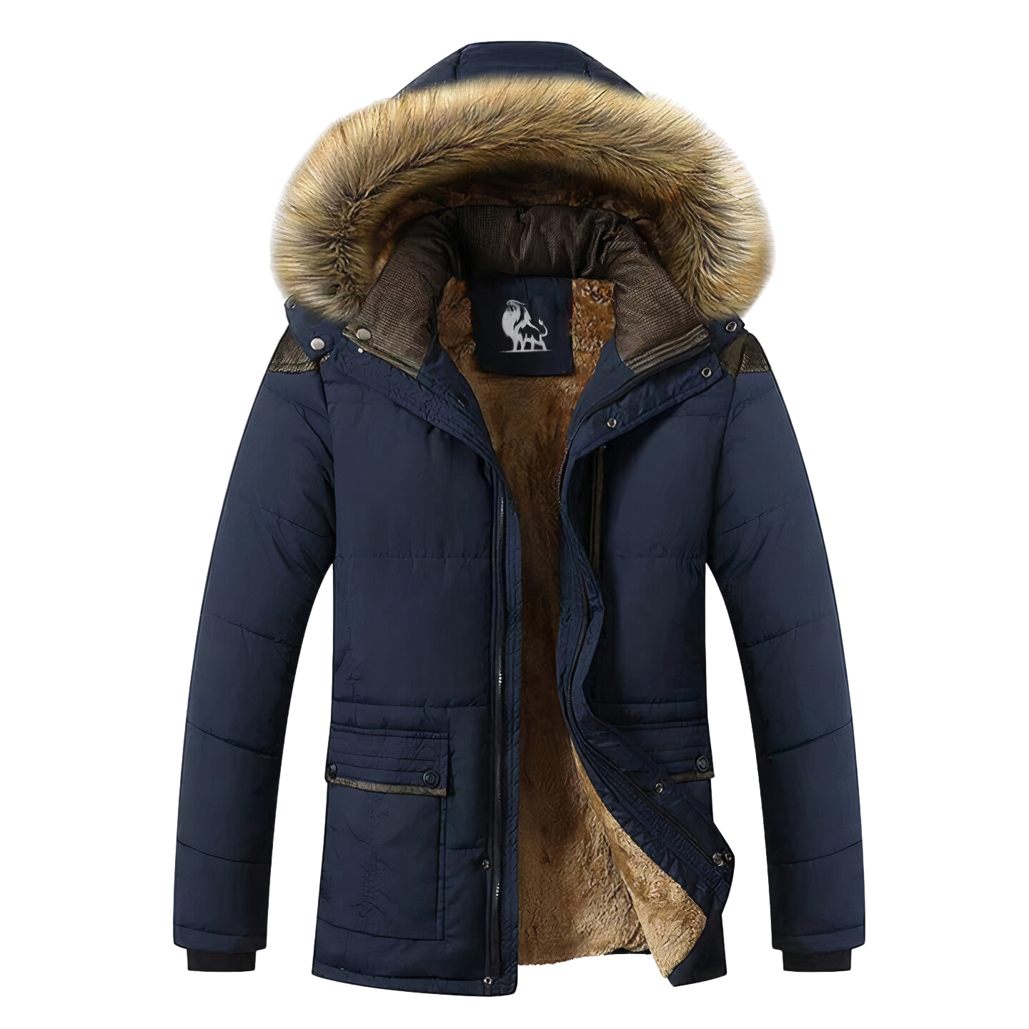 Winterparka Damen mit Abnehmbarer Mütze