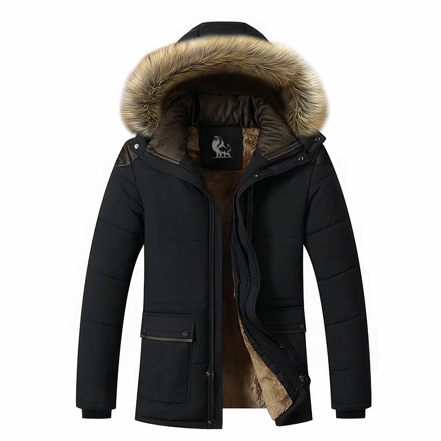 Winterparka Damen mit Abnehmbarer Mütze