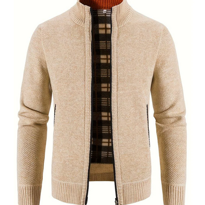 Herren Strickweste Offen Modern