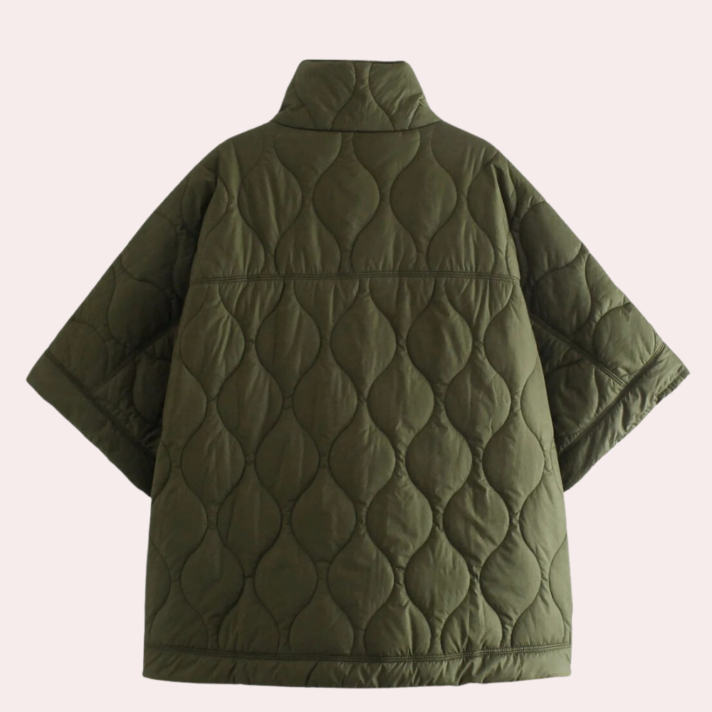 Damen Winterjacke Leicht Kurzarm Steppjacke - IdealeKleiden