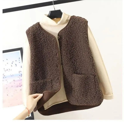Damen Wolljacke Warm Elegant