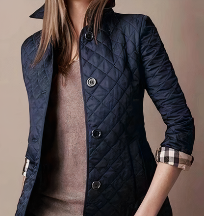 Elegante Damenjacke Seide Baumwolle