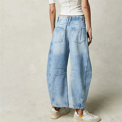 Retro-Jeans Damen Relaxed Fit