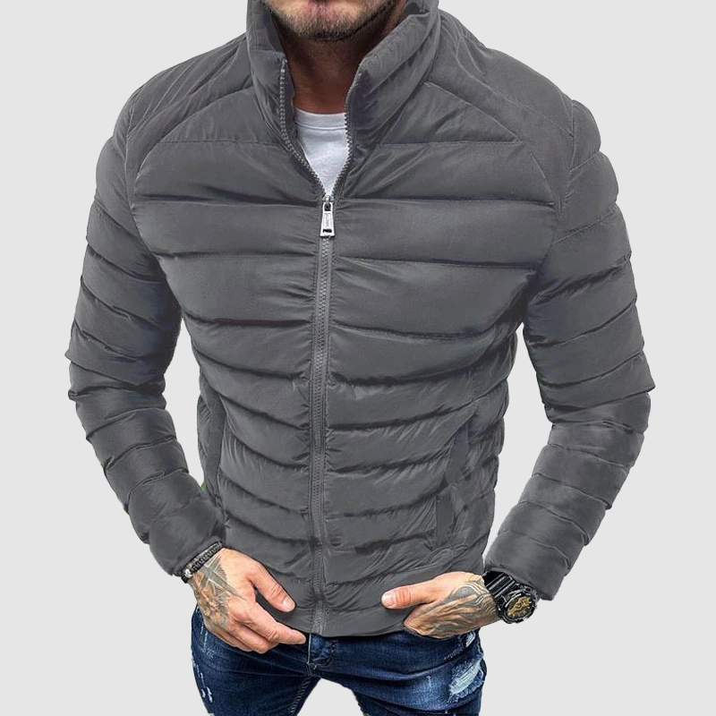 Herren Pufferjacke Warm Slim Fit Winterjacke